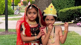 Radheshyam song  radhakrishna radhakrishnabhajan radhakrishna4k  babyradha littlekrishna [upl. by Noislla989]