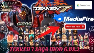 how to download tekken7 for android in ppsspphigh graphicsSaga mod season 6vs2tekken7 ppsspp [upl. by Vivianne]