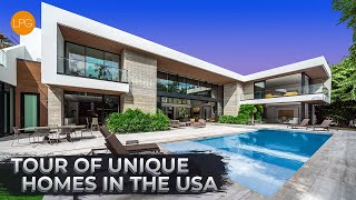 3 HOUR TOUR OF THE MOST UNIQUE HOMES YOU CAN SEE IN THE USA  REAL ESTATE TOUR 2024 [upl. by Fredel]