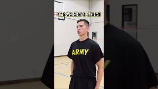 Dont Forget the Soldiers Creed in ROTC armyrotc army soldierscreed [upl. by Assira]