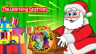 Santa Claus ♫ Santa Claus Songs ♫ Santa Songs ♫ Fun Christmas Songs by The Learning Station [upl. by Admama]