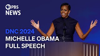 WATCH Michelle Obama speaks at 2024 Democratic National Convention  2024 DNC Night 2 [upl. by Anneg229]