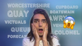 10 Crazy English pronunciations 😱 [upl. by Nylidam469]