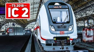 TS 2018 Intercity 2 Einfahrt in den Kopfbahnhof Leipzig  Train Simulator 2018 [upl. by Munniks239]