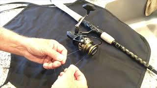 Arbor Knot  Putting Mono on Reel as a Backer for Braid [upl. by Aprile]