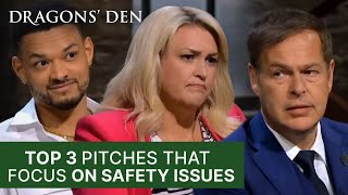 Top 3 Pitches With Safety Focus Products  Season 20  Dragons Den [upl. by Arrekahs]