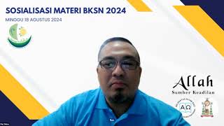 Sosialisasi Bahan BKSN 2024 KAP [upl. by Huebner]