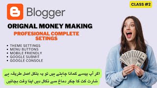 Blog Kaise Banaye  Blogging Course for Beginners  How To Make Money Online  Class 2 [upl. by Tijnar30]