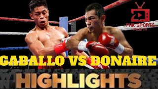 DONAIRE VS GABALLO HIGHLIGHTS [upl. by Anemix]