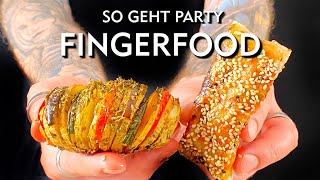 5 schnelle PartySnacks  die besten Fingerfood Rezepte [upl. by Nakhsa]