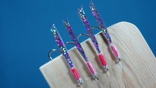 How To Tie Mackerel Feather Rigs Holographic sea fishing Lures [upl. by Nnyroc375]