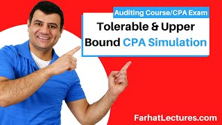 Projected Misstatement Audit Sampling amp Upper Bound CPA Simulation AUD  Auditing amp Attestation [upl. by Nymassej]