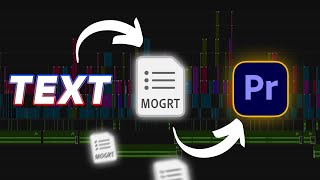 How to Export Text as Motion Graphic Template in Adobe Premiere Pro [upl. by Enaywd323]