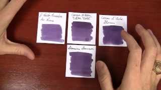 Comparing Caran dAche Chromatics Inks [upl. by Atibat]