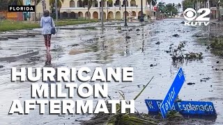 Hurricane Milton Hits Florida Footage of the devastating aftermath [upl. by Jamel]