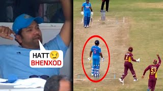 Rohit Sharmas ruthless reaction over Sanju Samsons dismissal at just 9 runs on his do or die match [upl. by Sewell]