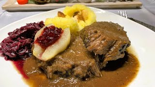 Fränkischer Sauerbraten aus dem Dutch Oven Besser gehts nicht [upl. by Delanie]