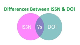 Differences Between ISSN and DOI [upl. by Olaznog]