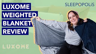 Luxome Weighted Blanket Review  Best Weighted Blanket For Couples [upl. by Zhang85]