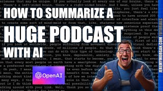 How to Transcribe and Analyze a Podcast with AI [upl. by Rubin661]