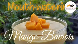 Mouthwatering Mango puddingMango BavaroisEasy Mango Dessert Recipe Mango MousseFaznas Kitchen [upl. by Yrrot531]