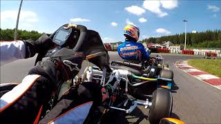 Onboard GoPro Rotax Max Senior  Circuit de SpaFrancorchamps  Dutch Rotax Max Challenge Round 5 [upl. by Suiravat]