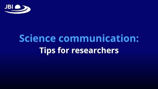 Science communication tips for researchers [upl. by Annawik]