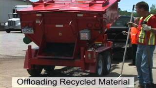 Asphalt Recycling Demonstration of Falcon Asphalt Recycler  Hot Box [upl. by Swainson]