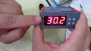 Temperature controller MH1210w manual with settings [upl. by Torrey]