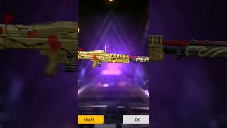 GOT M60 SKIN 😵😱freefire freefireclips tipsandtricks viralshorts viralvideo [upl. by Atinav]