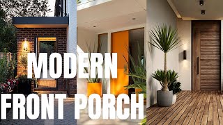 Modern Front Porch Decor Ideas Welcoming Front Porch and Entrance Design and Inspo [upl. by Nylrehc]