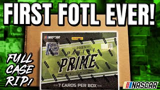 FIRST NASCAR FOTL EVER FULL CASE RIP  2023 Panini Prime FOTL 8 Box Battle [upl. by Aneret]