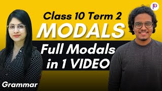 Modals Grammar Full Concept  Class 10 Term 2 English Grammar [upl. by Lehsar248]