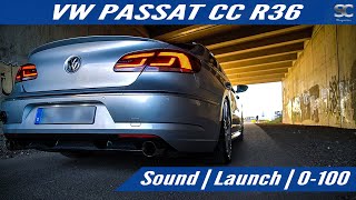 VW Passat CC R36 36L VR6 2014  Sound  Launch  0100  Test Drive POV [upl. by Gonzalo]