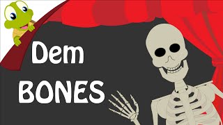 Dem Bones Skeleton Dance Dry Dancing Bones  Popular Nursery Rhyme [upl. by Shuman464]