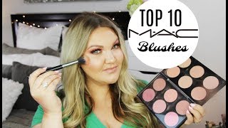 TOP 10 MAC BLUSH FAVORITES [upl. by Jakob]