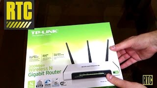 Wireless router TPLink TLWR1043ND  gigabit wifi N router with USB port [upl. by Power]