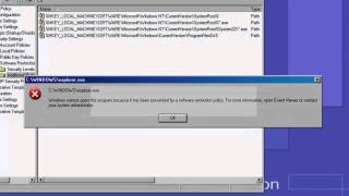 Win32Stuxnet  Part 2  Using Software Restriction Policy as a Mitigation [upl. by Shannah171]