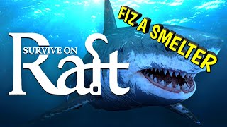 SURVIVE ON RAFT GAMEPLAY PT BR XBOX SÉRIES FIZ A SMELTER EP21 [upl. by Cherrita]