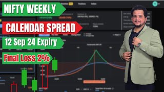 Nifty Weekly Option Selling  12 Sep 24 Expiry  Put Calendar Spread Final Loss 2 [upl. by Wareing]