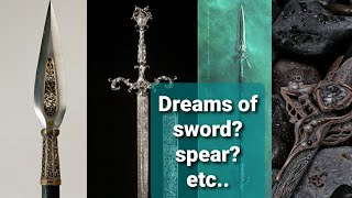 Dream interpretations in Islam  Meaning of dreams  Dreams of sword spearetc [upl. by Aihsined]