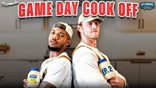 Will Levis amp Tony Pollard Get Spicy With Nacho Competition  Hellmann’s Game Day Cook Off Ep 2 [upl. by Ahswat]