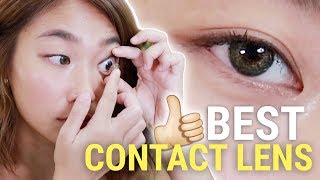 BEST CONTACT LENS EVER  COLOR SWATCHES  Raiza Contawi [upl. by Sanoj448]