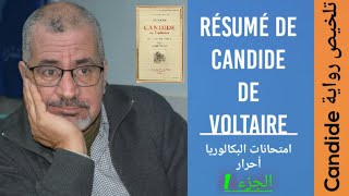 Resumé de Candide de Voltaire 1ère partie Bac libre 2022 تلخيص رواية Candide بكالوريا أحرار [upl. by Aielam]