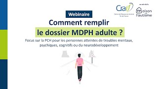 Comment remplir le dossier MDPH adulte [upl. by Bev]