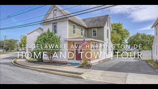 Home and City Tour of Property For Sale in Harrington Delaware [upl. by Aihsilef]