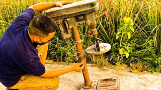 Restoring an Old Drill Press to Glory  StepByStep Instructions For Restoring A Rusty Drill [upl. by Ahseenyt999]