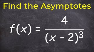 Find the vertical and horizontal asymptotes [upl. by Einnoc]