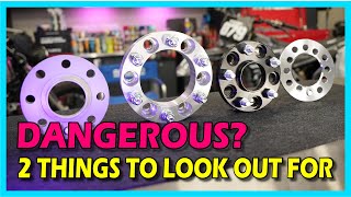 Why Wheel Spacers Can be Dangerous What to look out for and how to use them properly [upl. by Ettenrahs290]