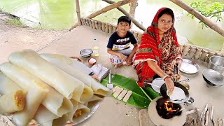 ঠান্ডা ঠান্ডা শীতে গরম গরম খিরসা পাটিসাপটা পিঠা খেয়ে মজাই আলাদাbengali pitha recipe [upl. by Yrekcaz]